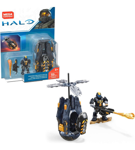 Mega Construx Halo Flood Hunder Drop Pod Playset