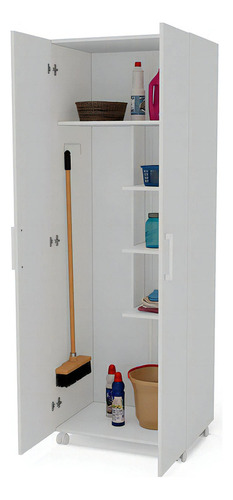 Armário Multiuso Clean 2 Pt Branco