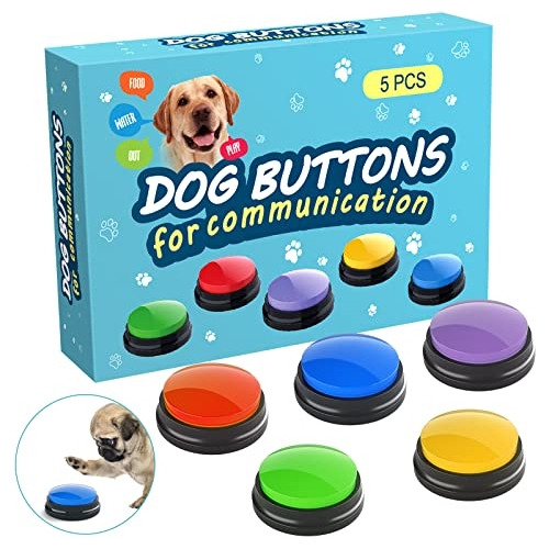 Grabadoras Portátiles Juego De 5 Botones De Perro