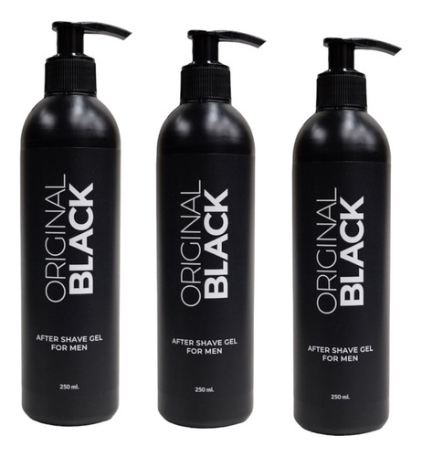 Gel Post Afeitado After Shave 250ml Original Black X3 Barber