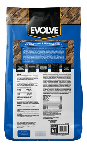 Evolve Dog Classic Pollo 15 Lb
