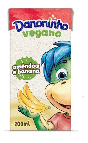 Bebida Vegetal Sem Lactose Amêndoa E Banana 200ml Danoninho