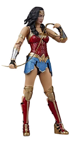 Figura Wonder Woman Gal Gadot Articulada Juguete Dc Con Caja