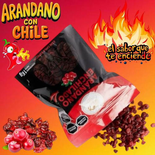 Cimarron Botana Arandanos Deshidratados Enchilados 1kg