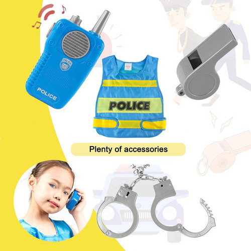 La Policía Finge Cosplay Set Juguetes Para Niños Juego De