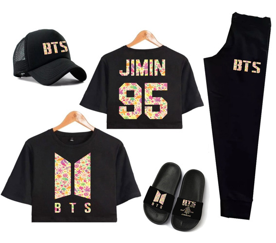 conjunto bts feminino mercado livre