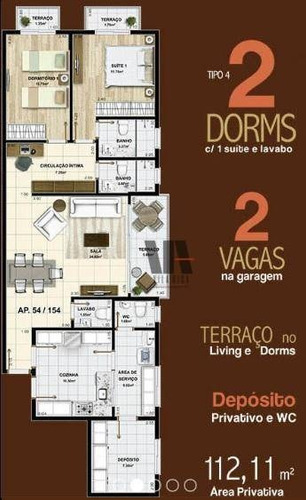 Imagem 20 de 25 de Turris Gonzaga 3qts 1st 3vgs Alto Padrão Santos Unidade Promocional! - Ap1145