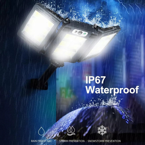 I Refletor De Parede De Luz Solar Led 8000w Controle De