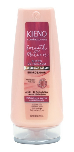 Kleno Smooth In Motion Suero Crema De Peinar Cabellos Lacios