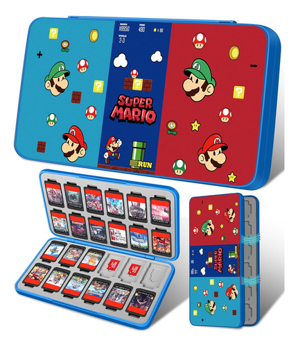 Estuche Para Juegos De Nintendo Switch Mario Y Luigi