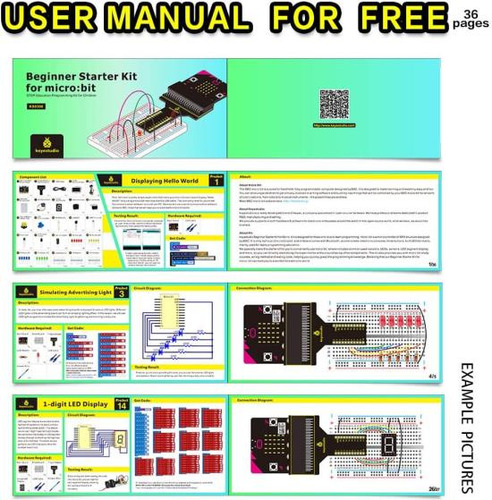 Keyestudio Microbit Basic Starter Kit Para Bbc Micro:bit V2