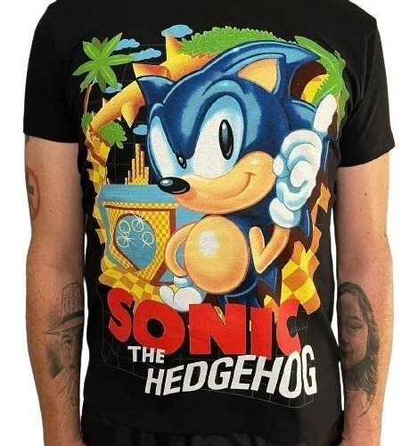Polera Sonic The Hedgehog Sega