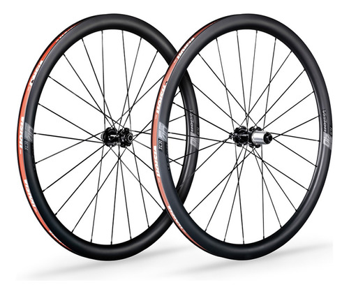 Ruedas Vision Sc40 Carbono Ruta Tria Disco Clincher - Celero