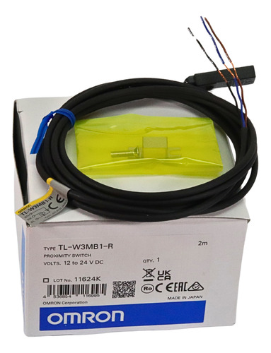 Omron Tl-w3mb1-r 2m Sensor Inductivo Plano Cable Flexible