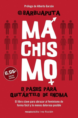 Machismo, De Barbijaputa. Editorial Roca Bolsillo, Tapa Blanda En Español