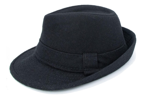 Sombrero Fedora De Fieltro Trilby Clásico Para Hombre, Gorra