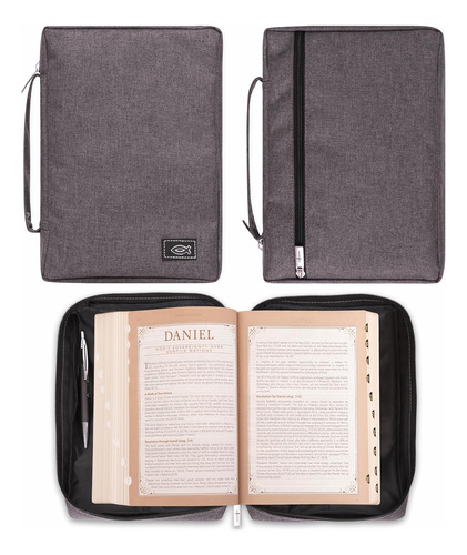 Funda De Biblia De Lona Símbolo De Pez, Funda De Libro...