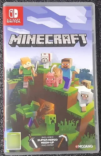 Minecraft & ファミスタ　Nintendo Switchカセット Jogo De Nintendo Switch Minecraft Semi-novo | Parcelamento sem juros