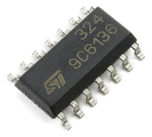 Lm324d  Lm324 8mm X 3. 5 Mm Quad Operational Amplif Soic-14