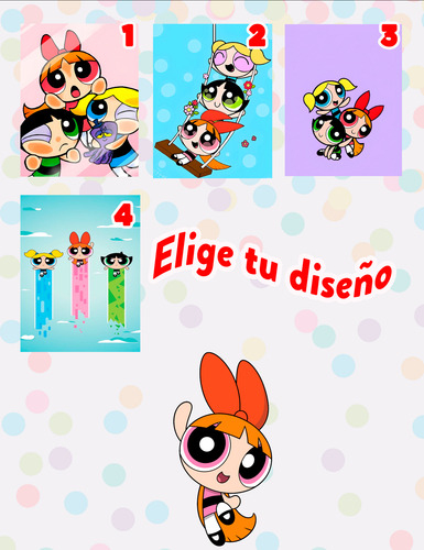 Dulcero Recuerdo Morralito Chicas Super Personalizado 40 Pzs