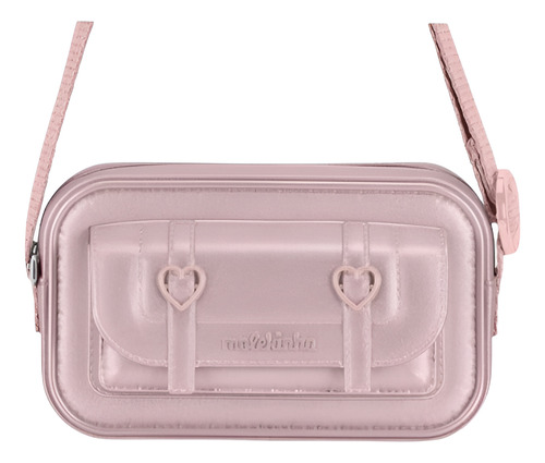 Bolsa Transversal Infantil Menina Molekinha Pequena 200601 Cor Rosa