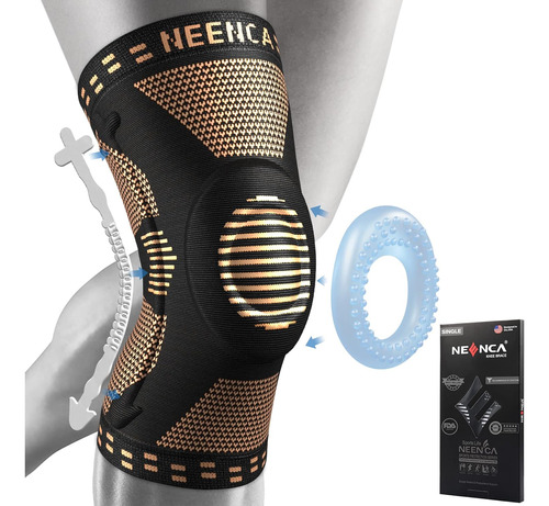 Copper Knee Brace For Knee Pain, Knee Support With Patella P