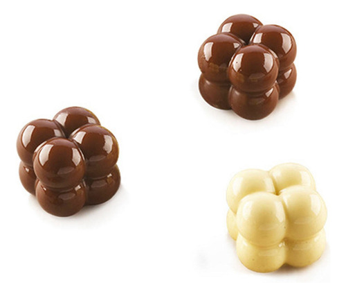 2xmolde De Vela Mini Cubo De Burbujas Para Artesanías De