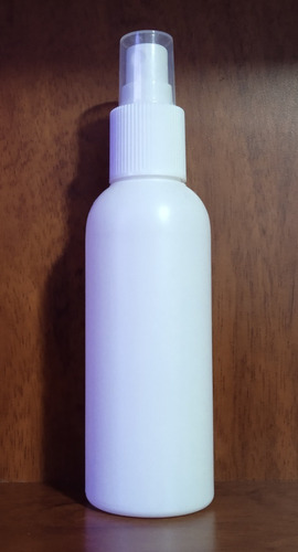 Frasco 120 Cc Cosmético Blanco Con Atomizador