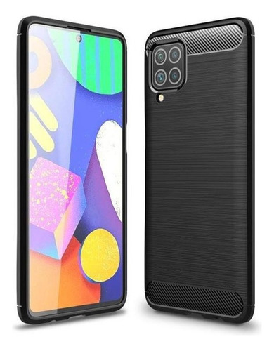 Funda Tpu Fibra Carbono Con Textura Cepillada Para Samsung