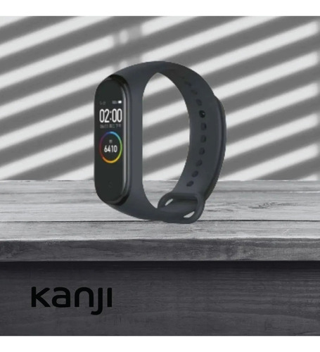 Reloj Smartwatch Kanji Smw-003 Bluetooth Resistente Al Agua Color de la caja Negro Color de la malla Negro