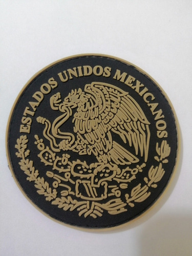 Insignia De Pvc Águila De México Color Café 