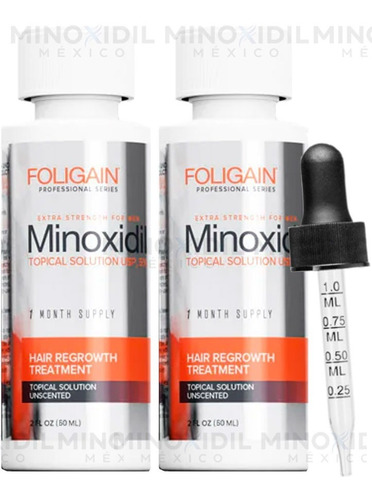 Foligain Minoxidil 5% Solución Tópica 2 Meses De Tratamiento