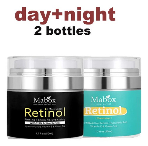 Retinol 2,5% Con Ácido Hialurónico 50ml Día Y Noche