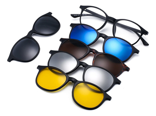 Gafas De Sol Polarizadas Magnéticas Clip-on Moda