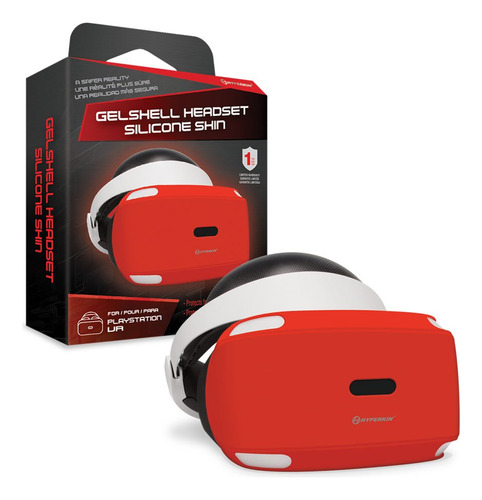 Hyperkin Gelshell Headset Silicone Skin For Ps Vr  Red 