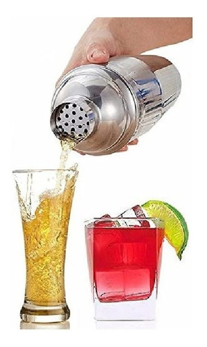 Coqueteleira Inox 500ml - Sofisticação E Durabilidade Clink Cor Cinza