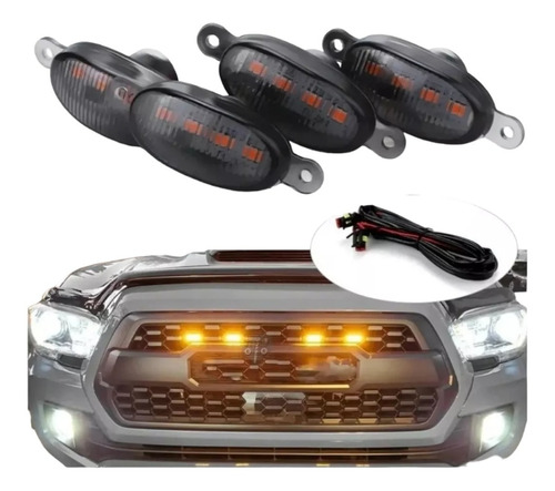 Luces Led Tipo Raptor Universal X4 Parrilla Rejilla