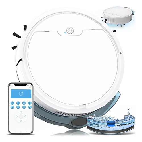 Aspiradora Trapeadora Robot Inteligente De 3000pa Wifi/app
