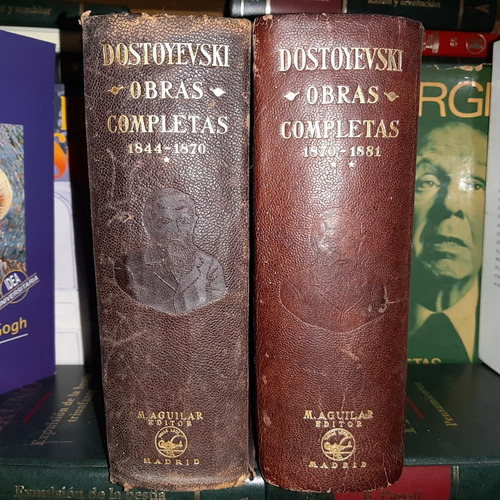 Obras Completas Tomos I Y Ii / Dostoievski, Edición Primera,
