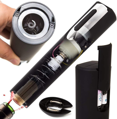 Abridor Eléctrico De Botellas De Vino Con Forma De Sacacorch