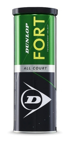 Tubo Pelotas De Tenis Dunlop Fort All Court  3 Unidades