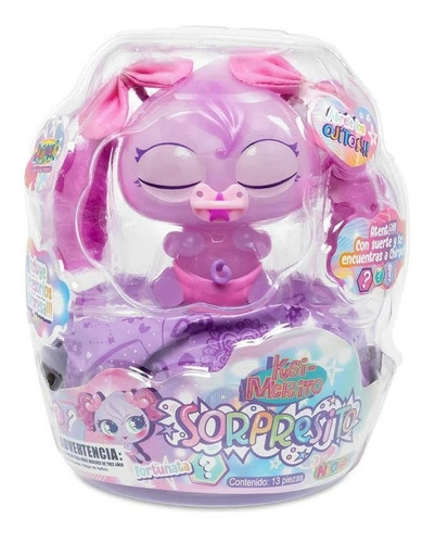Imagen 5 de 7 de Muñeco Sorpresito Fortunata Lila Distroller 993007