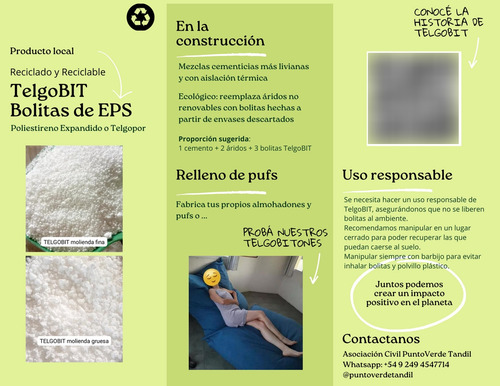 Telgopor Molido Eps Contrapiso Liviano Térmico Puf Fiaca