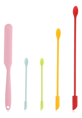 Juego De Espátulas Faciales Multicolor De Silicona