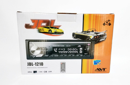 Radio Jdl Para Auto,puerto Usb,auxiliar,radio Fm,control Rem