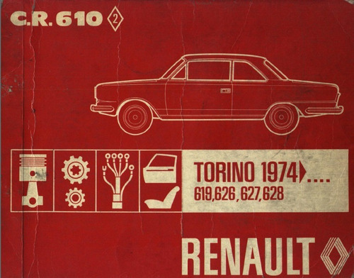 Torino Manual De Partes Año 1974  Version Papel