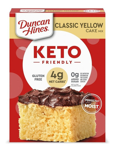 Duncan Hines Keto Harina Para Pastel Sin Gluten 2pack