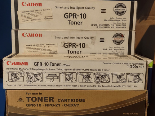 Toner Canon Original 1210 / 1230 /  1510 / 1530 / 1570 1630 