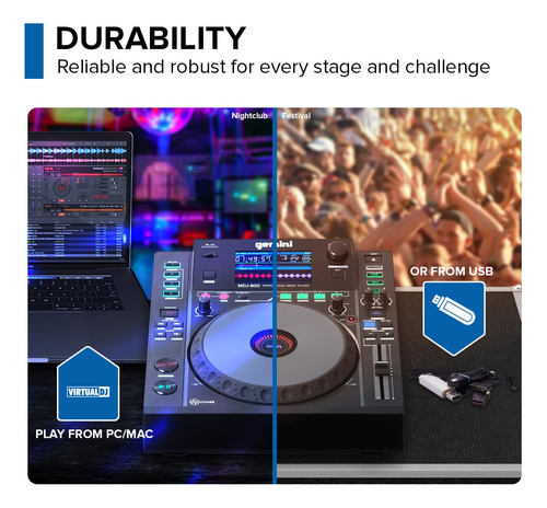 Reproductor Multimedia Gemini Sound Mdj-900 Profesional