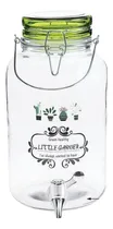 Comprar Dispenser Frasco Con Canilla Vidrio 4 Litros Bebidas Jugos